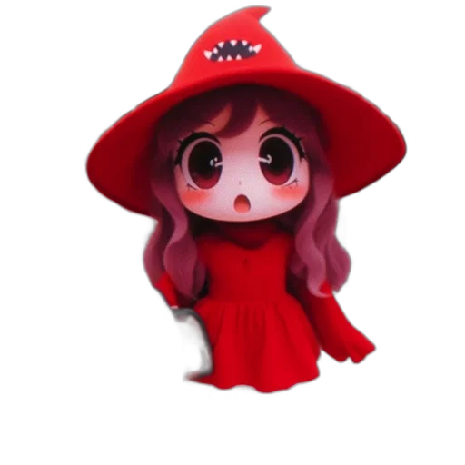 hat, staff, creature, dress transparent PNG cut-out