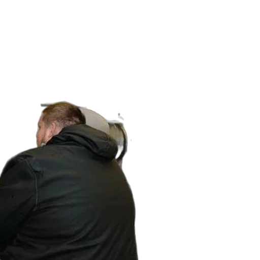 jacket, hat, staff, hair transparent PNG cut-out