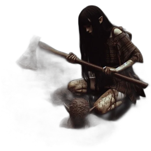 sword, weapon, mask, staff transparent PNG cut-out