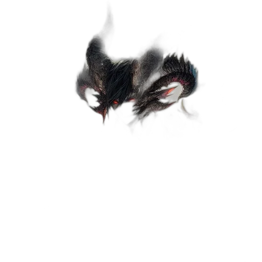 mask, creature, hair, face transparent PNG cut-out