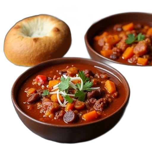 food, photorealistic, 3d render, two transparent PNG cut-out