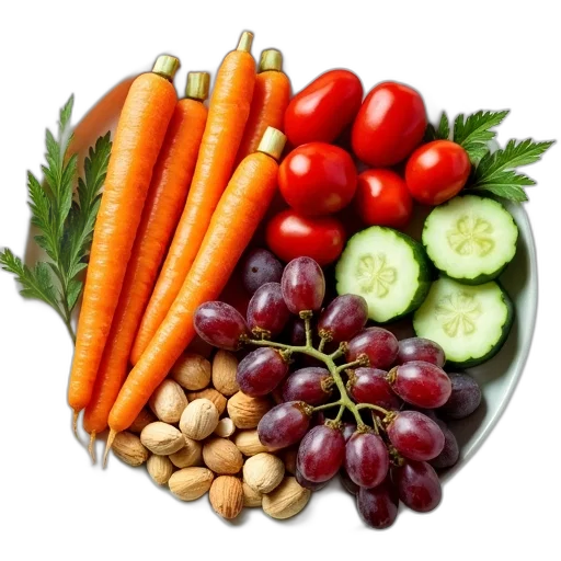 food, photorealistic, colorful, red transparent PNG cut-out