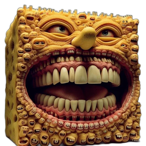 mask, face, creature, food transparent PNG cut-out