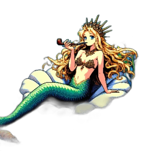 pixel art, fantasy art, concept art, watercolor transparent PNG cut-out