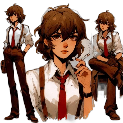 staff, concept art, pixel art, anime transparent PNG cut-out