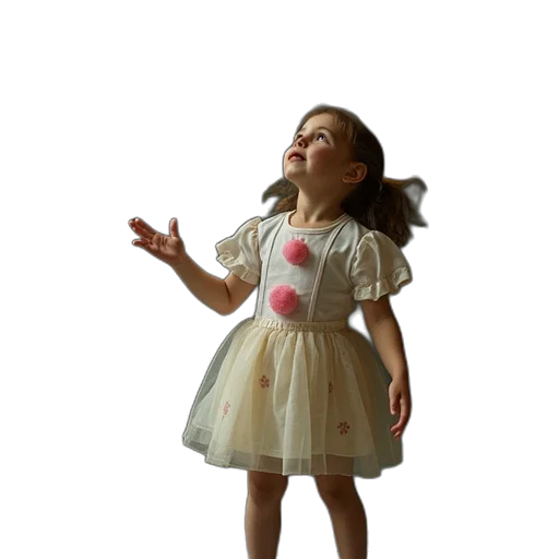 dress, 3d render, photorealistic, concept art transparent PNG cut-out