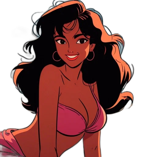 cartoon, comic book art, concept art, anime transparent PNG cut-out