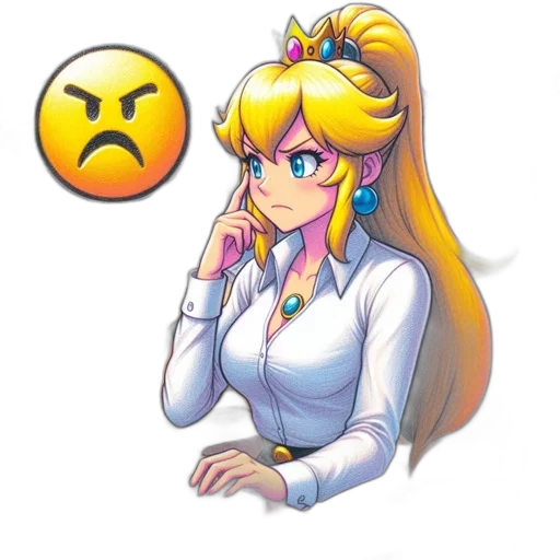 staff, crown, dress, face transparent PNG cut-out