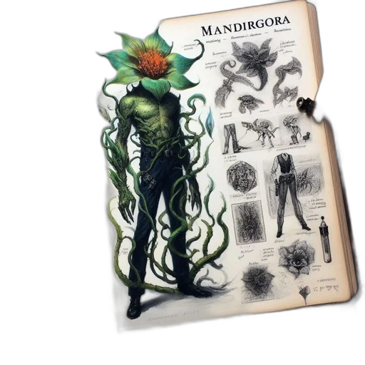 creature, mask, concept art, fantasy art transparent PNG cut-out