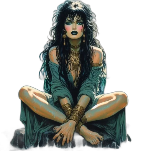 jewelry, fantasy art, comic book art, concept art transparent PNG cut-out