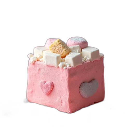 food, crown, 3d render, pastel transparent PNG cut-out