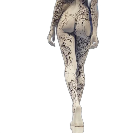 dress, concept art, 3d render, fantasy art transparent PNG cut-out