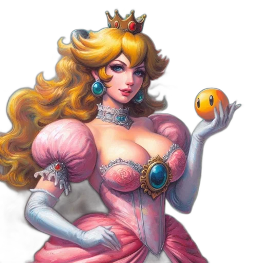 crown, dress, jewelry, fantasy art transparent PNG cut-out