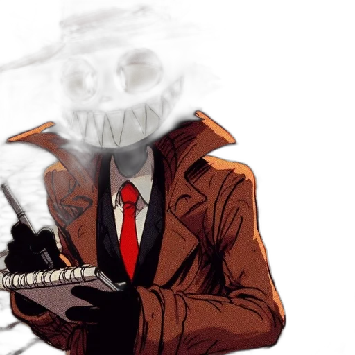mask, jacket, weapon, robot transparent PNG cut-out