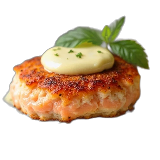 food, photorealistic, 3d render, salmon transparent PNG cut-out