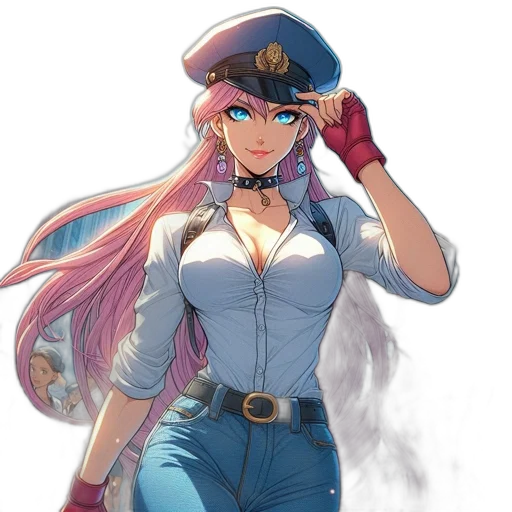 staff, weapon, dress, hat transparent PNG cut-out