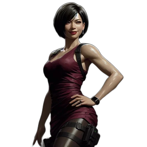 dress, concept art, 3d render, comic book art transparent PNG cut-out