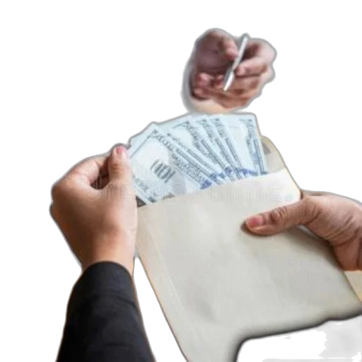 jacket, businessman, receiving, envelope transparent PNG cut-out