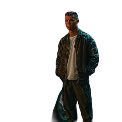 jacket, staff, umbrella, face transparent PNG cut-out