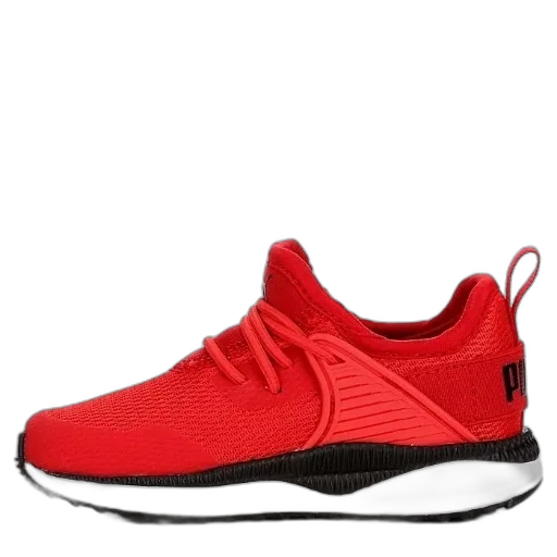 shoes, 3d render, red, puma transparent PNG cut-out