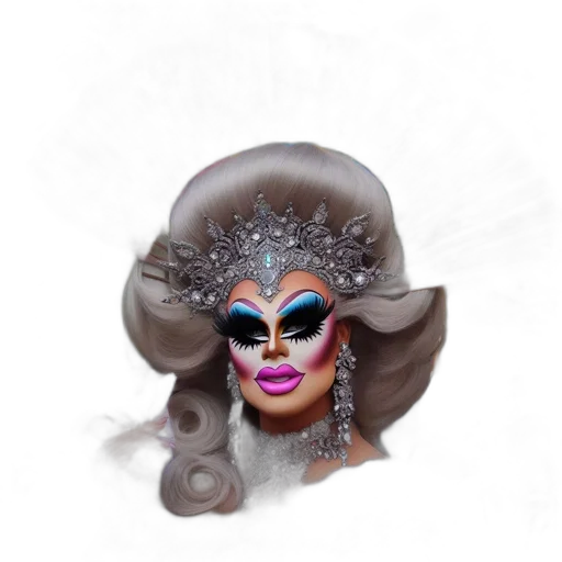 crown, hair, hat, face transparent PNG cut-out