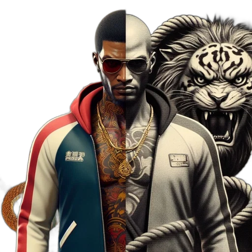 jacket, concept art, comic book art, fantasy art transparent PNG cut-out