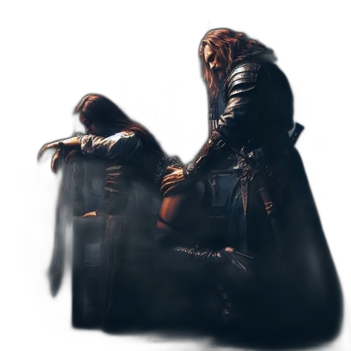 jacket, weapon, mask, sword transparent PNG cut-out