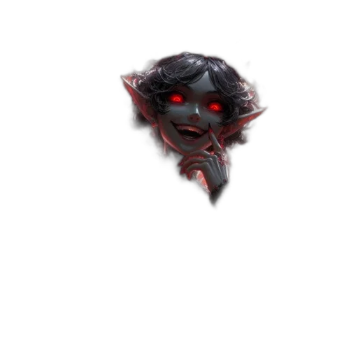 face, mask, creature, staff transparent PNG cut-out