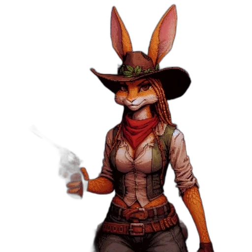 hat, staff, animal, jacket transparent PNG cut-out