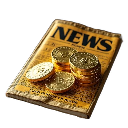 3d render, numismmatic, news, magazine transparent PNG cut-out