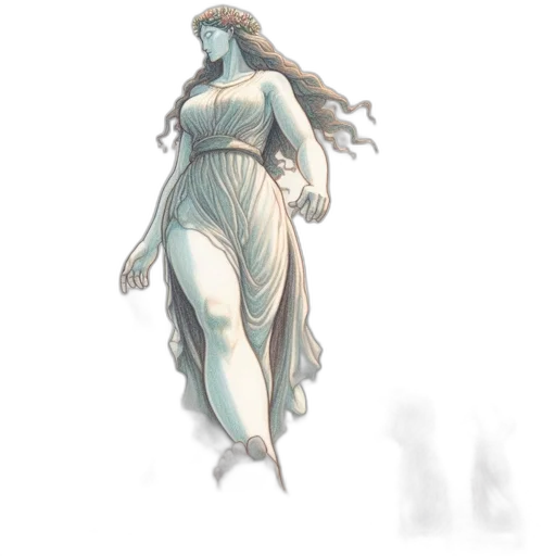 dress, creature, concept art, fantasy art transparent PNG cut-out