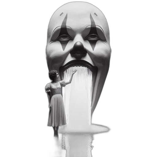 mask, face, staff, bottle transparent PNG cut-out