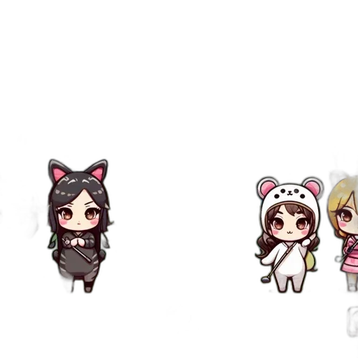 pixel art, anime, concept art, cartoon transparent PNG cut-out