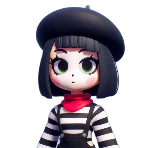 hat, robot, staff, creature transparent PNG cut-out