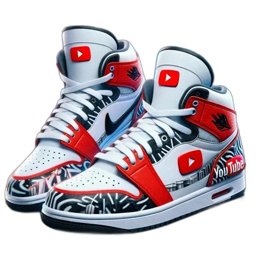 shoes, 3d render, photorealistic, pair transparent PNG cut-out