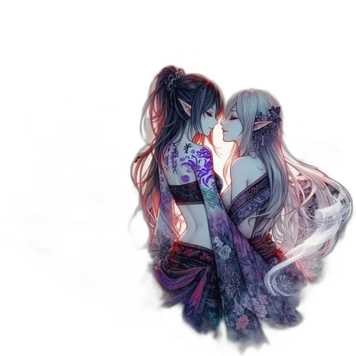 dress, watercolor, fantasy art, concept art transparent PNG cut-out