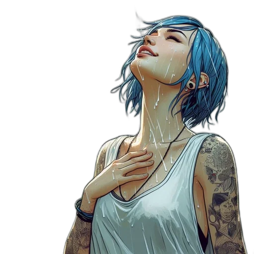 jewelry, dress, comic book art, concept art transparent PNG cut-out