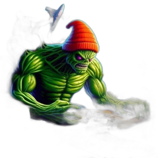 creature, staff, animal, hat transparent PNG cut-out