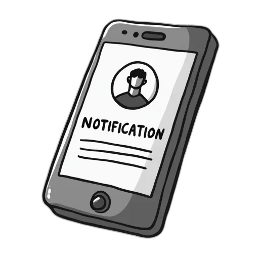 stylized, illustration, smartphone, screen transparent PNG cut-out