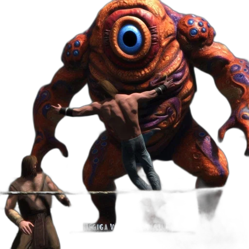 creature, robot, staff, mask transparent PNG cut-out