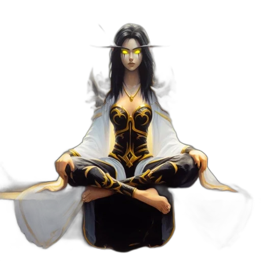 staff, sword, mask, fantasy art transparent PNG cut-out