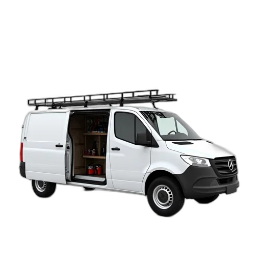 staff, 3d render, white, van transparent PNG cut-out