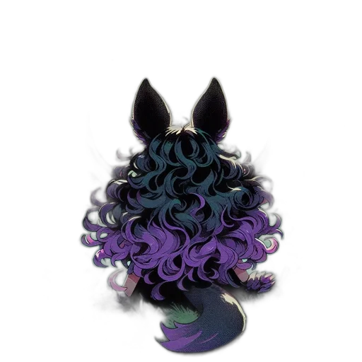 crown, hair, flower, creature transparent PNG cut-out