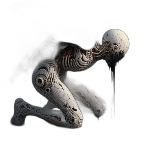 creature, robot, mask, weapon transparent PNG cut-out