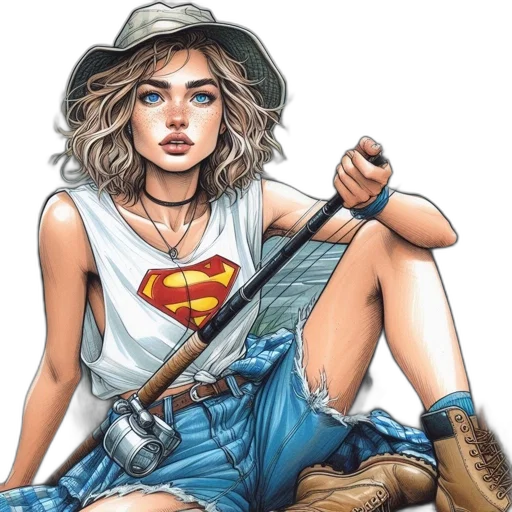 comic book art, fantasy art, cartoon, concept art transparent PNG cut-out