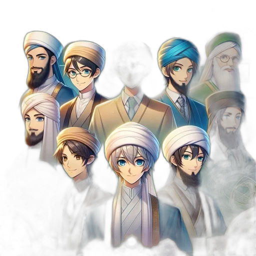 staff, anime, concept art, pixel art transparent PNG cut-out