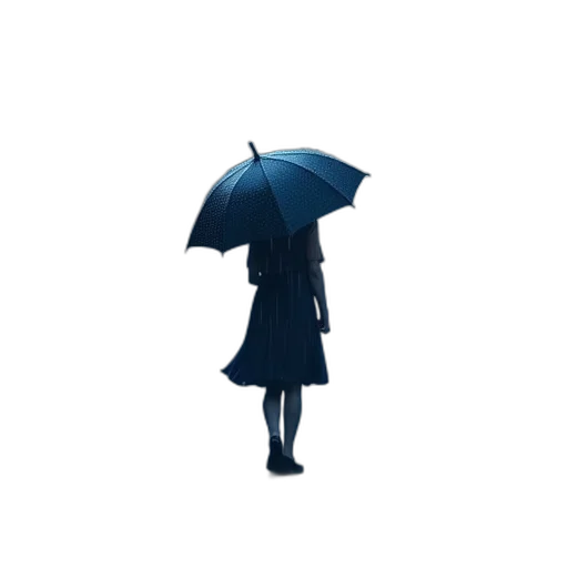 umbrella, dress, jacket, hat transparent PNG cut-out