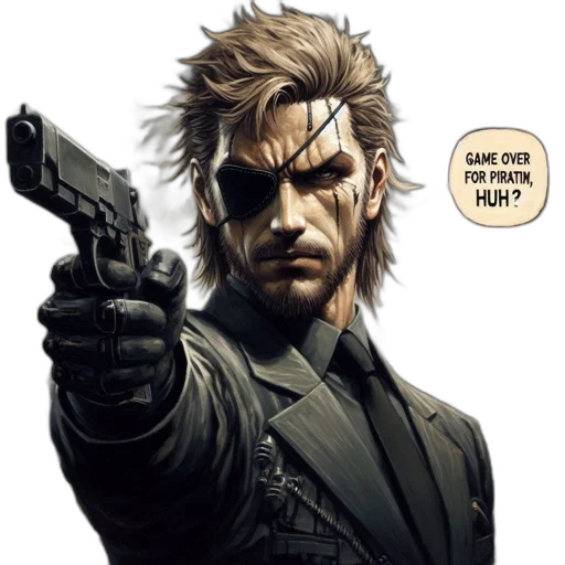 weapon, jacket, comic book art, concept art transparent PNG cut-out