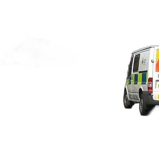 car, staff, 3d render, police transparent PNG cut-out