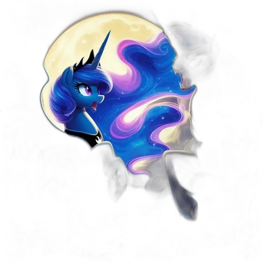 mask, dragon, staff, hair transparent PNG cut-out